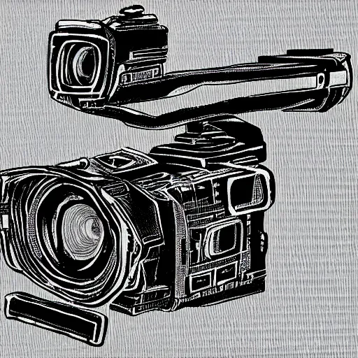 Prompt: camcorder drawing