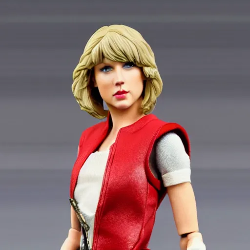 Prompt: very high resolution photo of taylor swift as an action figure.