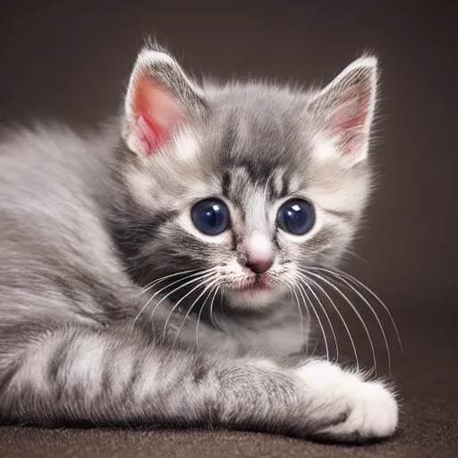 Prompt: the cutest kitten in the world, award winning pet photography