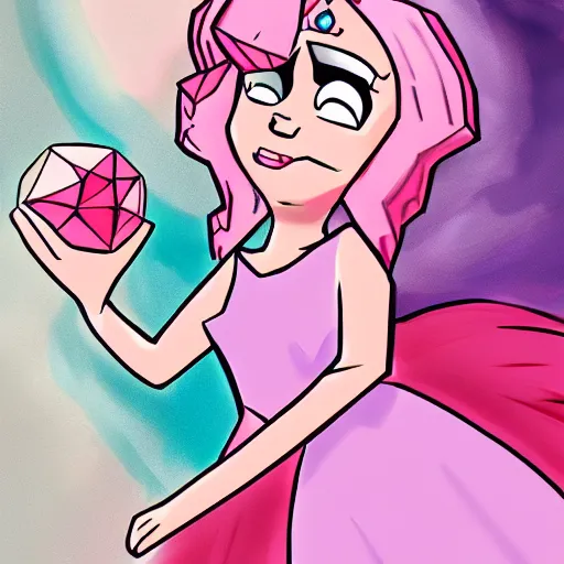 Image similar to Pink Diamond and Pearl | Steven Universe Fanart