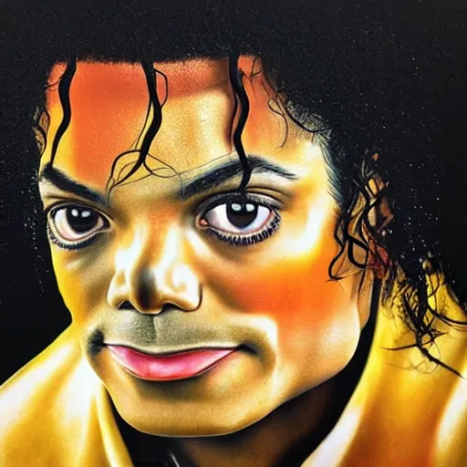 Image similar to realistic expired kodak film portrait of michael jackson, hyperrealism, hypermaximalism, photorealistic, detailed, atmospheric, 8 k, award winning photography, cinematic