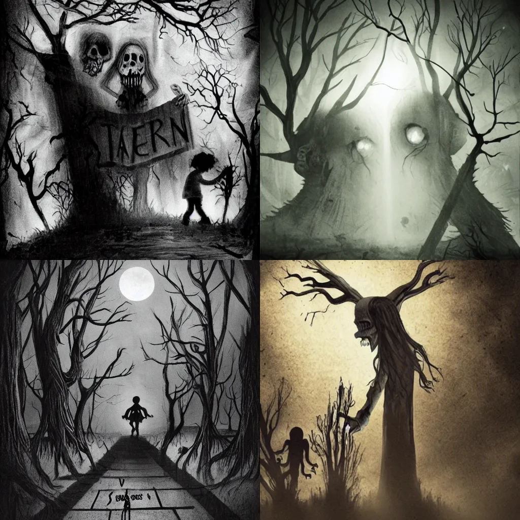 Spooky Bog Creature Creepy Cute Dark Art Fantasy - Etsy Australia