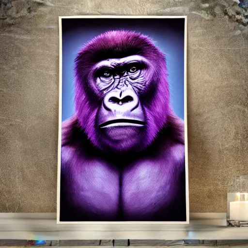 Image similar to purple ape poster