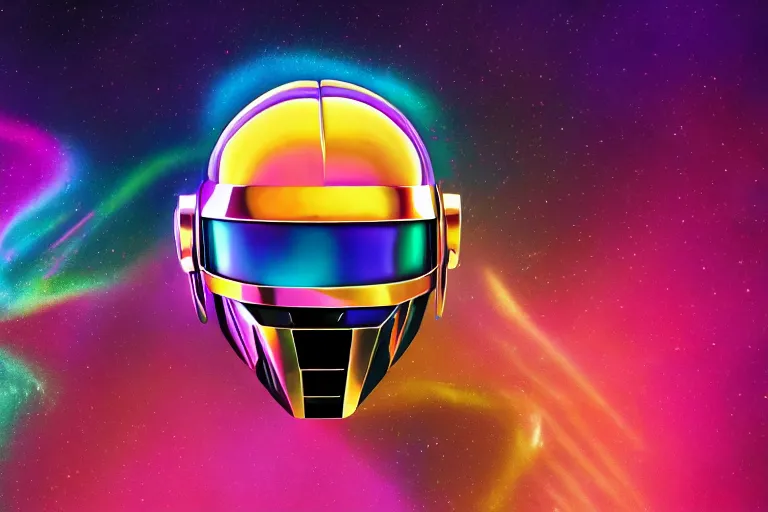 Image similar to lisa frank daft punk octane render 4k trending on flickr