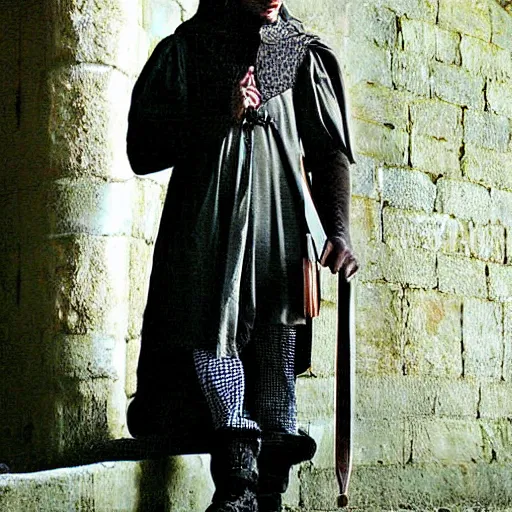 Image similar to 2 0 0 4 photograph, medieval inspired mens fashion