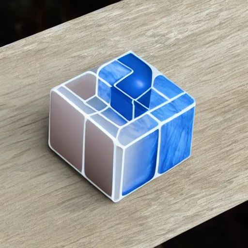 Image similar to resin cube, 1 6 : 9