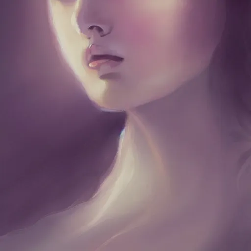 Prompt: a painting in the style of charlie bowater and in the style of charles dulac.