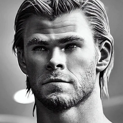 Prompt: “a realistic detailed photo of a guy who is an attractive humanoid who is half robot and half humanoid, who is a male android, Chris Hemsworth, shiny skin, posing like a statue, blank stare”