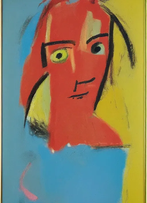 Image similar to portrait of a girl, painting by willem de kooning, expressive abstractionism, many small hard relief strokes of oil on canvas with high detail