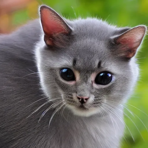 Prompt: cute mouswe - cat hybrid