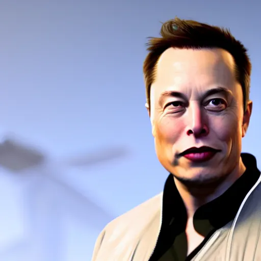 Prompt: Elon Musk with tusks, 8k ultra realistic, award winning, unreal engine 5, masterpiece