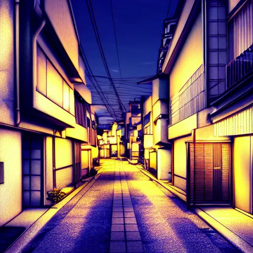 anime tokyo residential quiet street scenery only | Stable Diffusion |  OpenArt