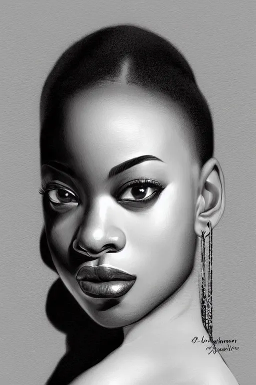 Image similar to hyperrealistic photography of a highly detailed and symmetrical gorgeous black female ballerina in the style of vargas and wlop, highly detailed, face symmetry, masterpiece, award - winning, sharp focus, intricate concept art, ambient lighting, 8 k, artstation