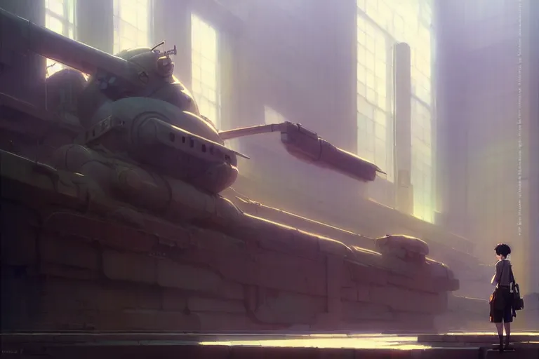 Image similar to dieselpunk, computer, painted by greg rutkowski makoto shinkai takashi takeuchi studio ghibli, akihiko yoshida