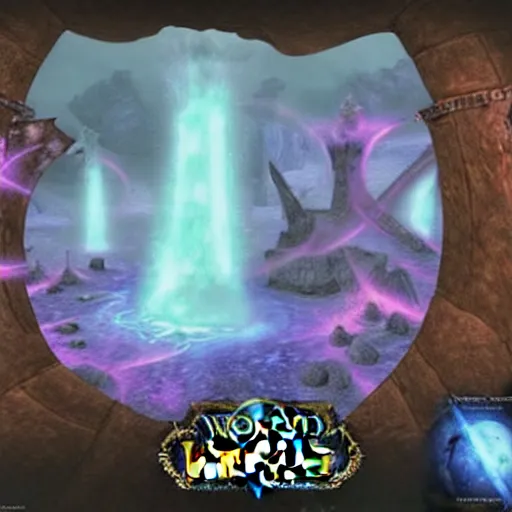 Image similar to portal to another world in world of warcraft