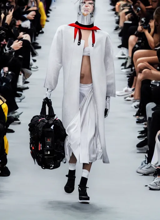 Image similar to hyperrealistic and heavy detailed balenciaga runway show of ghost busters, leica sl 2 5 0 mm, vivid color, high quality, high textured, real life