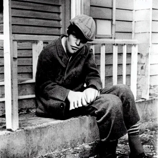 Image similar to 1 9 5 1 photo of holden caulfield from the catcher in the rye