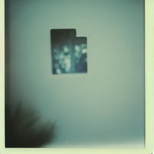 Image similar to polaroid of a dream, reflection, double exposure