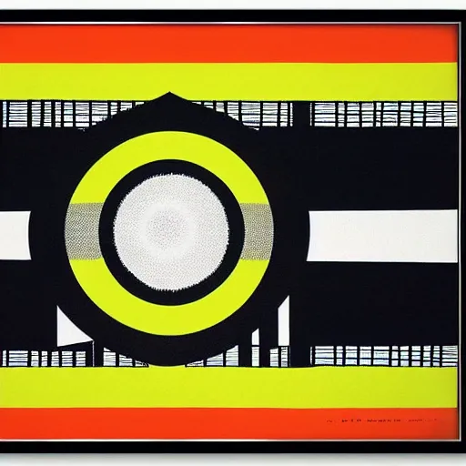 Image similar to big brother is watching you, Bauhaus poster