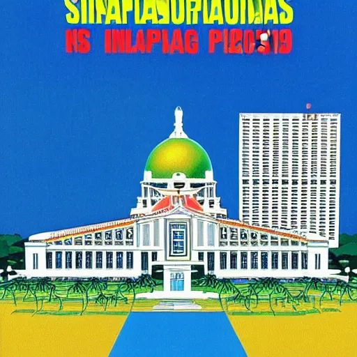 Image similar to a 1 9 9 0 s singaporean government poster