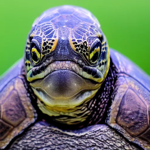 Image similar to turtle headed human, mugshot, sharp focus, smoke