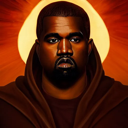 Prompt: majestic gracious archangel kanye west portrait, atmospheric lighting, painted, menacing, intricate, volumetric lighting, beautiful, rich deep colours masterpiece, golden hour, sharp focus, ultra detailed, by leesha hannigan, ross tran, thierry doizon, kai carpenter, ignacio fernandez rios