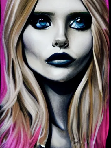 Image similar to portrait of abbey lee by dahliart