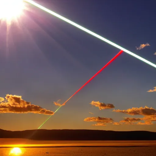 Image similar to high res The Sun is a deadly laser 4k