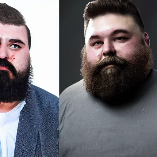 Image similar to fat bearded vlad savelyev