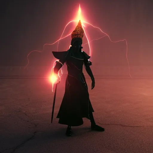 Image similar to a majestic black magic apprentice, final fantasy, black mage, aesthetic, octane render, 8 k