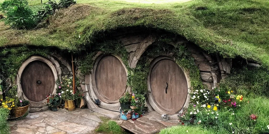 Prompt: hobbits shire