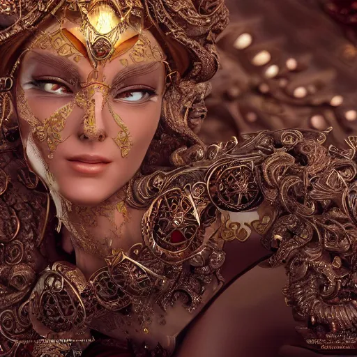 Image similar to gorgeous princess, ornate 4 k intricate detailed octane render