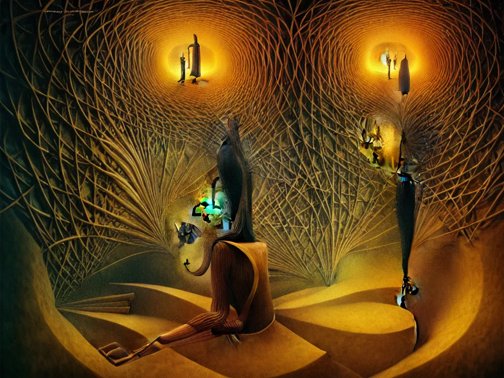 Prompt: highly detailed photo of consciousness, trending on deviantart, neo surrealism, sharp focus, 4 k, a lot of little details, octane, masterpiece, art by remedios varo