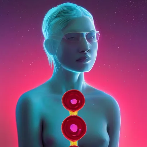 Prompt: a jewel and ruby jewel, 8k resolution digital illustration by beeple and michael whelan, trending on trending on artstation My head got replaced with Saturn, my mom is going to be so mad, by john