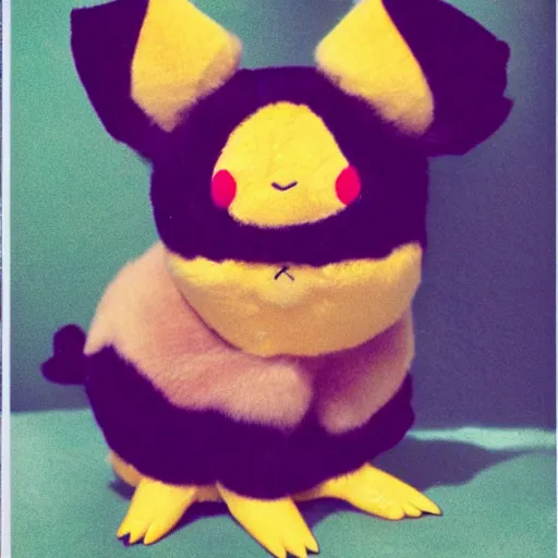 Prompt: heavily stoned pichu