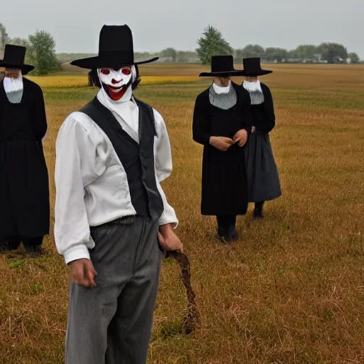 Image similar to amish joker