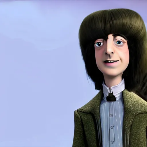 Image similar to lord farquad in a tim burton movie still 4k pixar