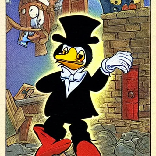 Image similar to Scrooge McDuck