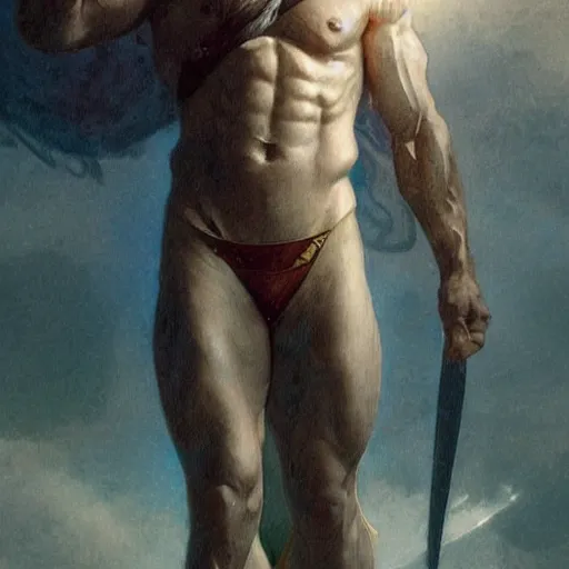 Prompt: Henry Cavill as a heavenly God, gorgeous, amazing, muscular, intricate, highly detailed, digital painting, artstation, concept art, sharp focus, illustration, art by greg rutkowski and alphonse mucha