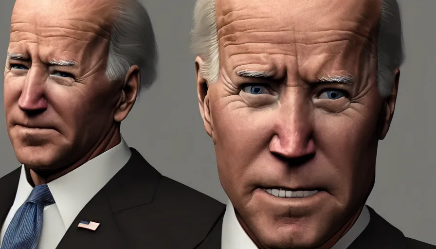 Prompt: Joe Biden with long beard, hyperdetailed, artstation, cgsociety, 8k