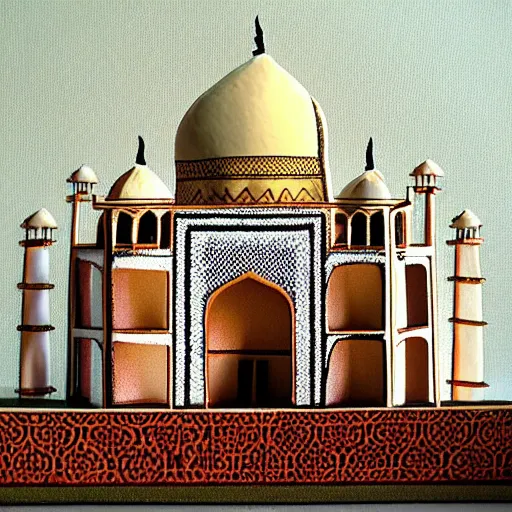 Image similar to cheese a reconstruction of the cheese taj mahal made ot of cheese, cheese