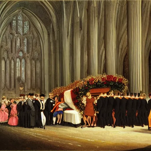 Image similar to gordon smith and mozarts funeral