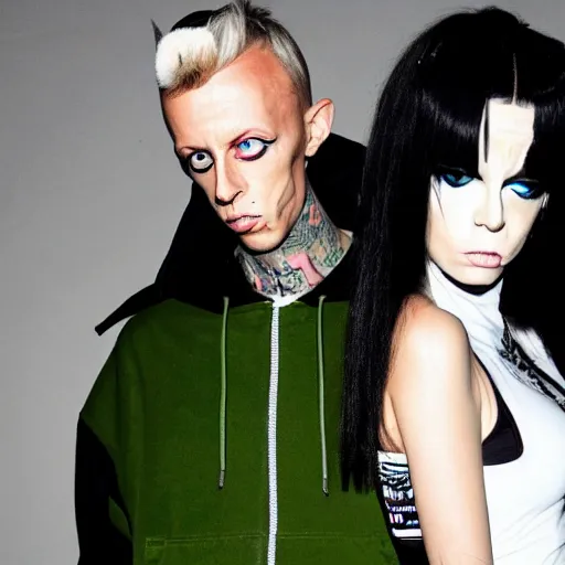 Prompt: die antwoord cover photo