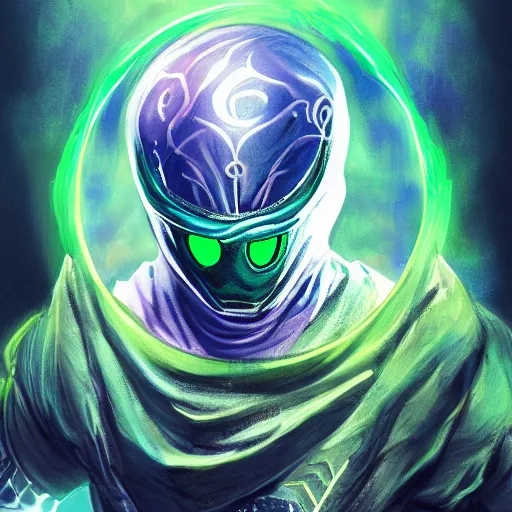 Image similar to Mysterio from Marvel, digital art, painting, trending on ArtStation, 8k, detalied, high quality,