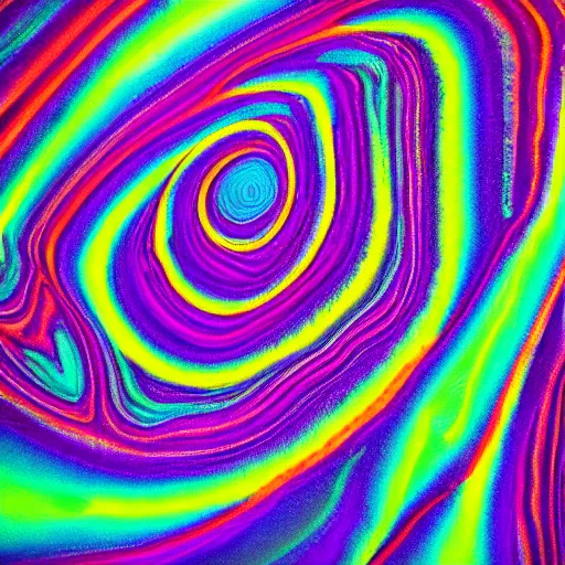 Prompt: : reaction diffusion pattern Hyper color macro detail