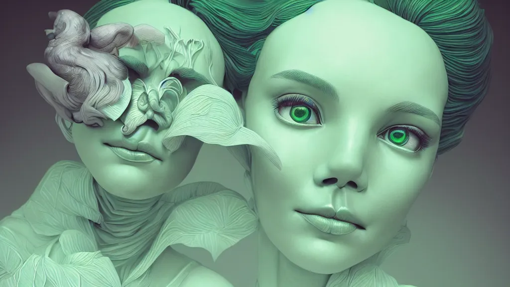 Image similar to cute anthropomorphic dollars by charlie bowater and anna dittmann and artgerm and clemens ascher, portrait, intricate, elegant, green mist, product shot, macro, symmetrical face, highly detailed, dramatic lighting, sharp focus, octane render, trending on artstation, artstationhd, artstationhq, unreal engine, 4 k, 8 k
