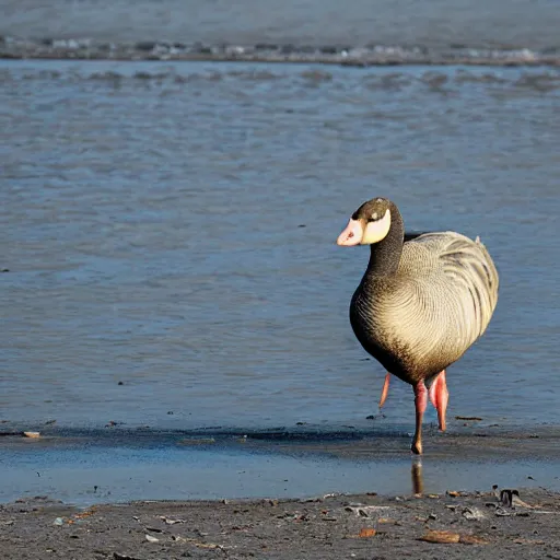 Image similar to angry goose