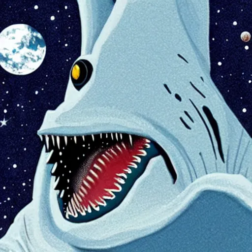 Image similar to jaws in space