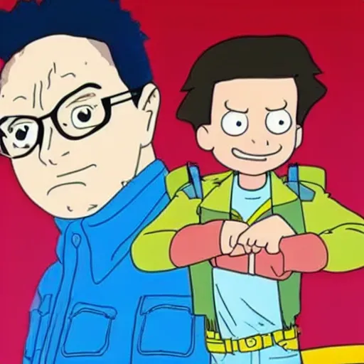 Prompt: live action movie of Morty Smith with Michael J Fox