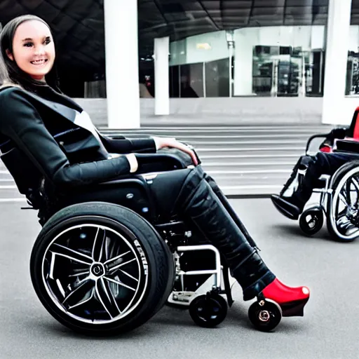 Prompt: a wheelchair designed by Lamborghini